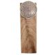2 Pieces Golden Crown Pattern Ceramic Wooden Door Stopper